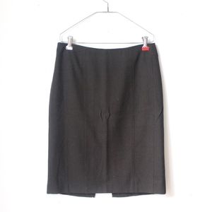 High Waist Knee Length Brown Pencil Skirt Size 6